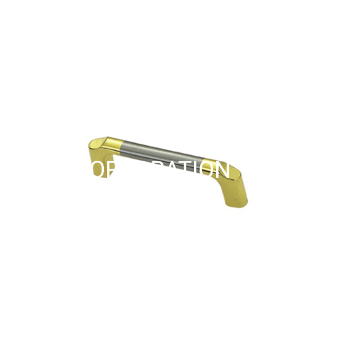 Cepillo de moda de aleación de zinc de 64 mm y manija decorativa negra para muebles de barra