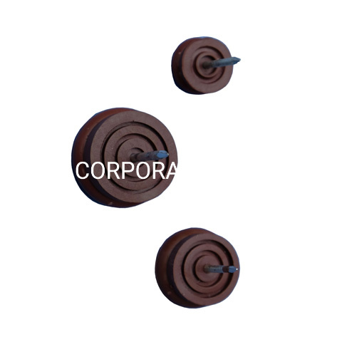 Accesorios calientes de los muebles del protector de la tabla del hardware de los muebles del deslizamiento del clavo de los PP de Brown de la venta