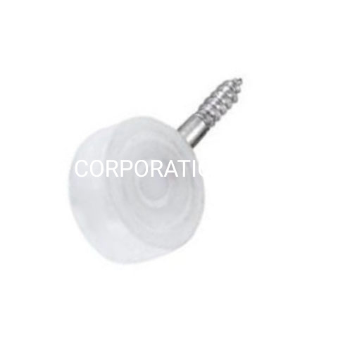 Soporte de estante de PP de 13mm de diámetro con clavos, accesorios para muebles, montaje de gabinete