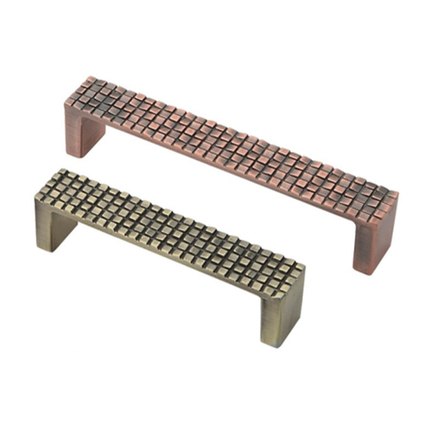 Tirador de armario de latón antiguo de alta calidad, aleación de zinc, 96mm y 128mm