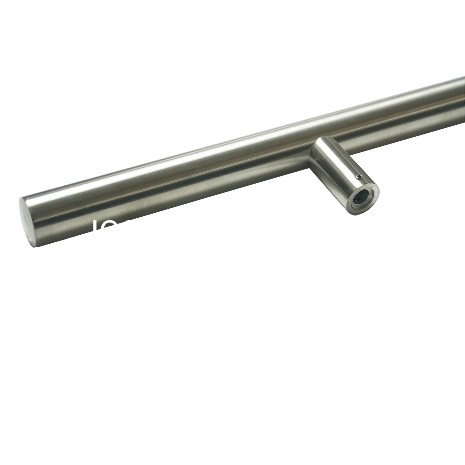 Manija de puerta de vidrio para baño de acero inoxidable 304 personalizada de estilo moderno, manija de barra en T de Metal, accesorios para muebles