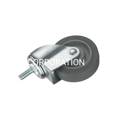 Suministro de fábrica Ruedas médicas para muebles con altura de 100 mm, 125 mm y 150 mm, acero y PP