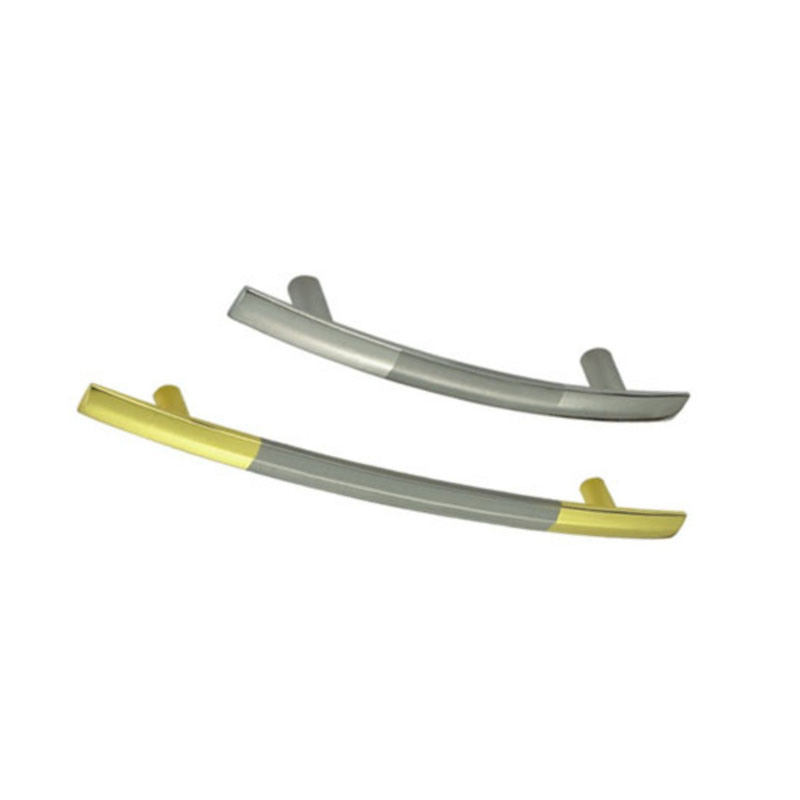 Manija del pecho de la manija de los muebles de 64 mm cepillada y cromada de aleación de zinc