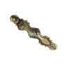 Tirador exterior de armario para puerta de muebles, aleación de zinc de alta calidad, 120mm