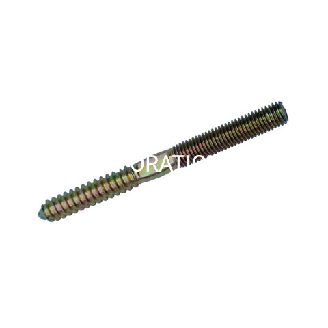 Tornillo doble plateado amarillo de acero al por mayor de los muebles del perno de la suspensión del tornillo del hilo M8