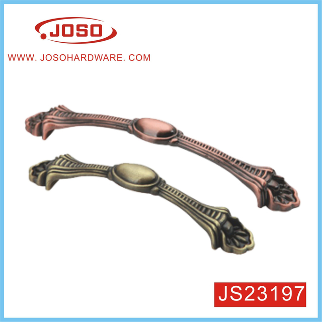 Tirador de arco de latón antiguo vintage para armario