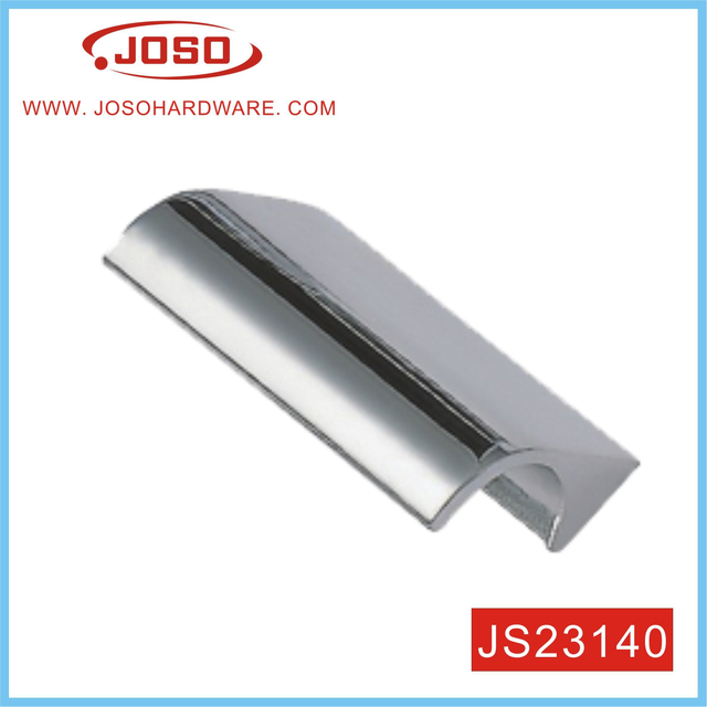 Tirador de muebles cromado brillante para escritorio