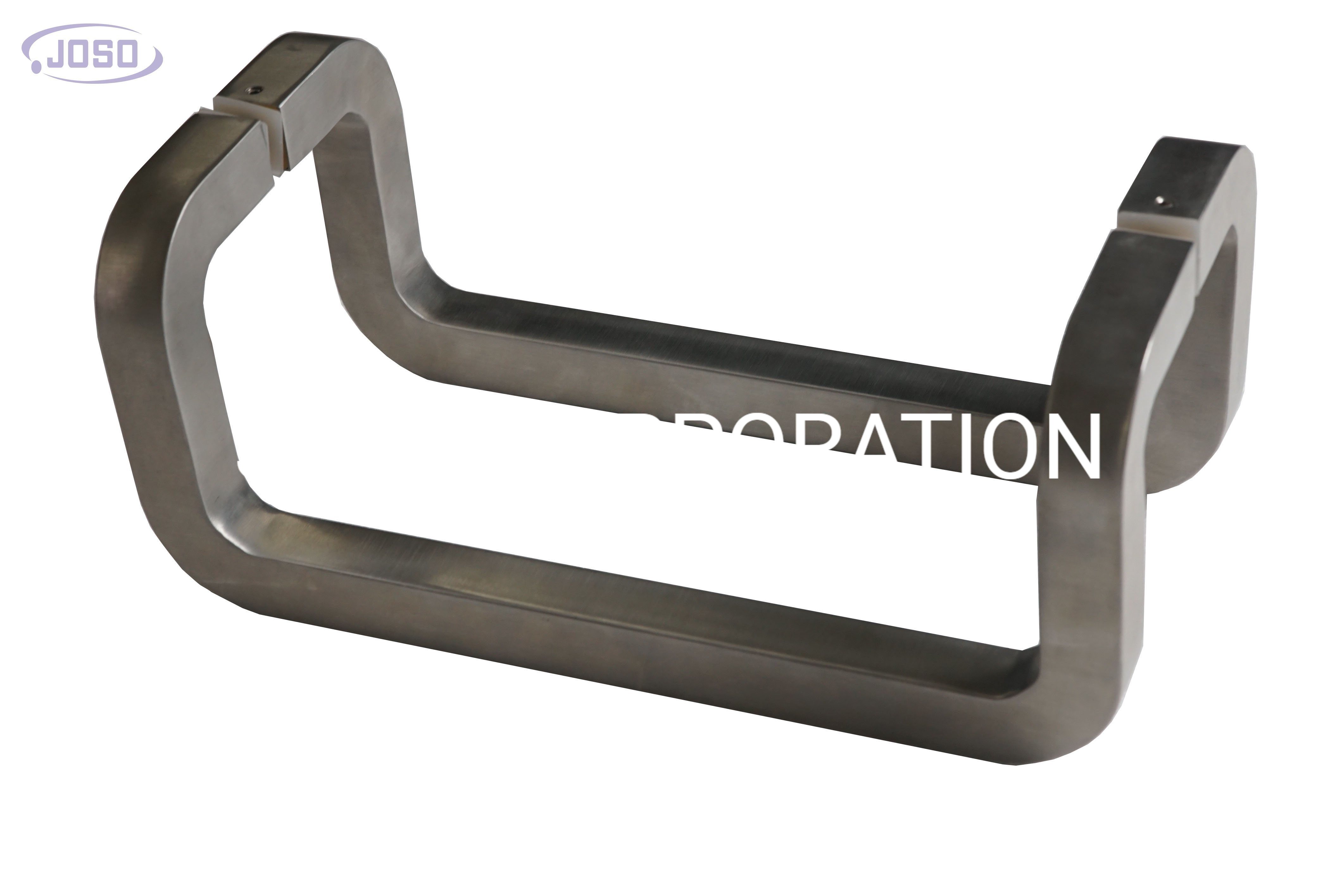 Manija de puerta de acero inoxidable de diseño simple, estilo moderno en forma de H, para herrajes para muebles y puertas de vidrio