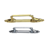 Manija de puerta de color plateado, aleación de zinc, 150mm, 200mm, 250mm, manija dorada para gabinete