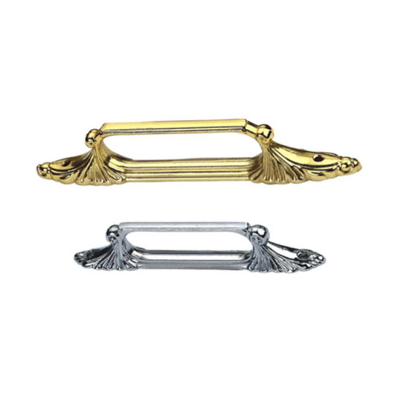 Manija de puerta de color plateado, aleación de zinc, 150mm, 200mm, 250mm, manija dorada para gabinete