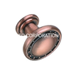 Perilla de gabinete de aleación de zinc de estilo europeo, 28mm, perilla de cajón, herrajes para muebles, perilla de tocador