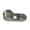 Soporte de tubo de aleación de zinc, accesorios para muebles, soporte de riel de hardware para muebles