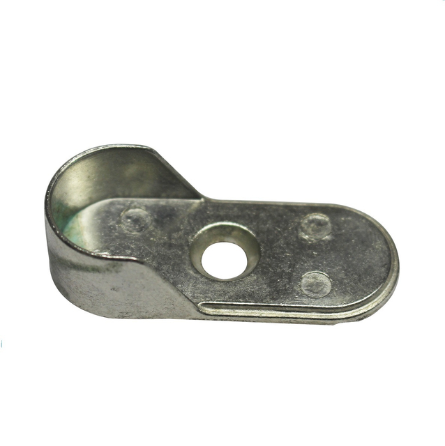 Soporte de tubo de aleación de zinc, accesorios para muebles, soporte de riel de hardware para muebles