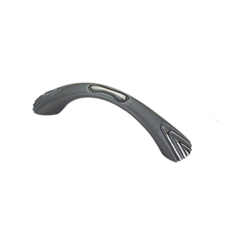 Tirador de cocina con tirador de cajón negro y dorado de aleación de zinc de 64 mm