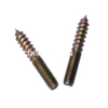 Tornillo de pasador de doble rosca de acero, herrajes para muebles, tornillo para madera, tornillo para guardarropa