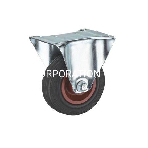 Rueda industrial de acero con carga de nailon de 230kg, rueda para muebles, rueda de carro