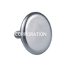 Suministro de fábrica de metal blanco M8 con tornillo ajustable de plástico para pata de mesa