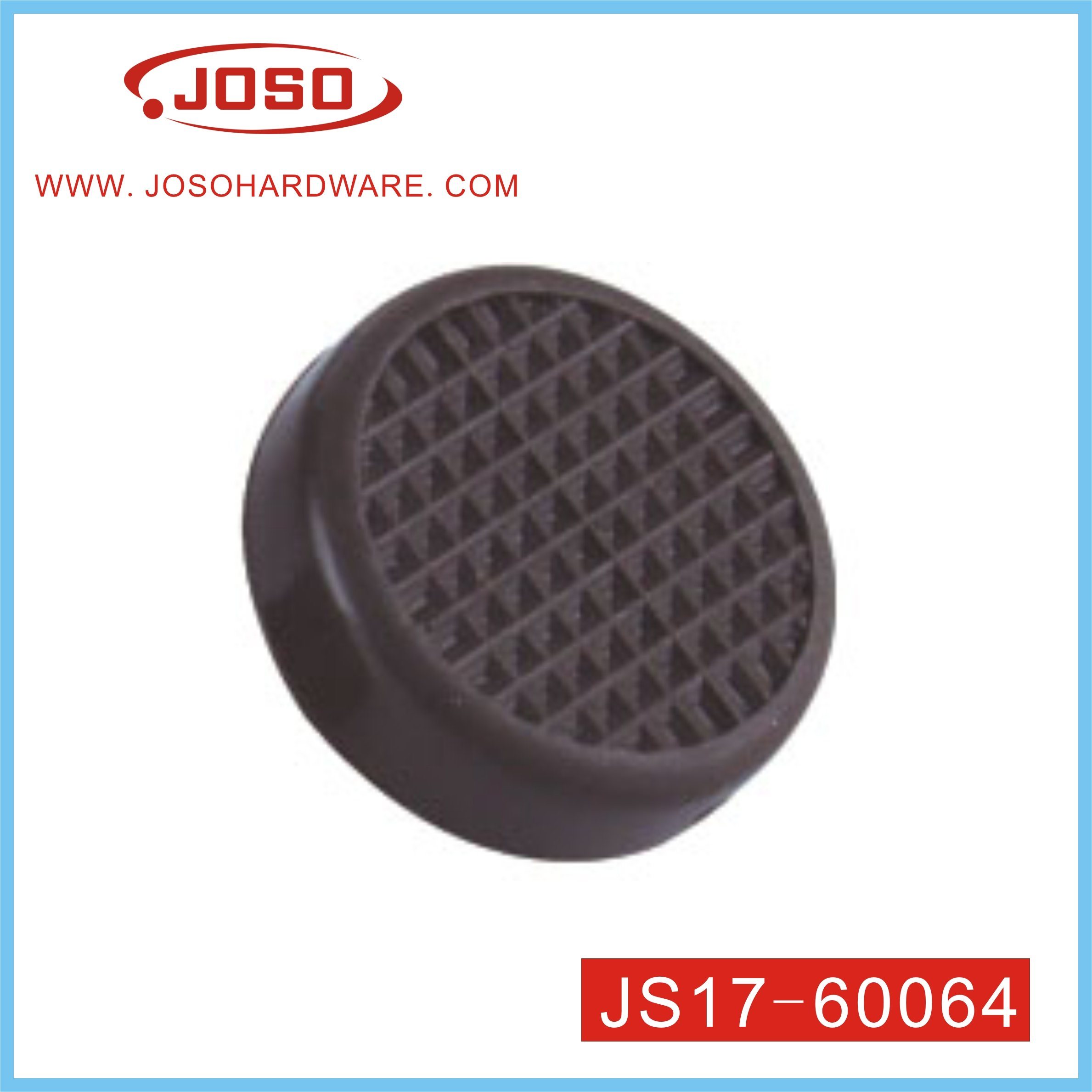 Almohadilla plana de nailon de 6mm de diámetro para patas de sofá antideslizantes