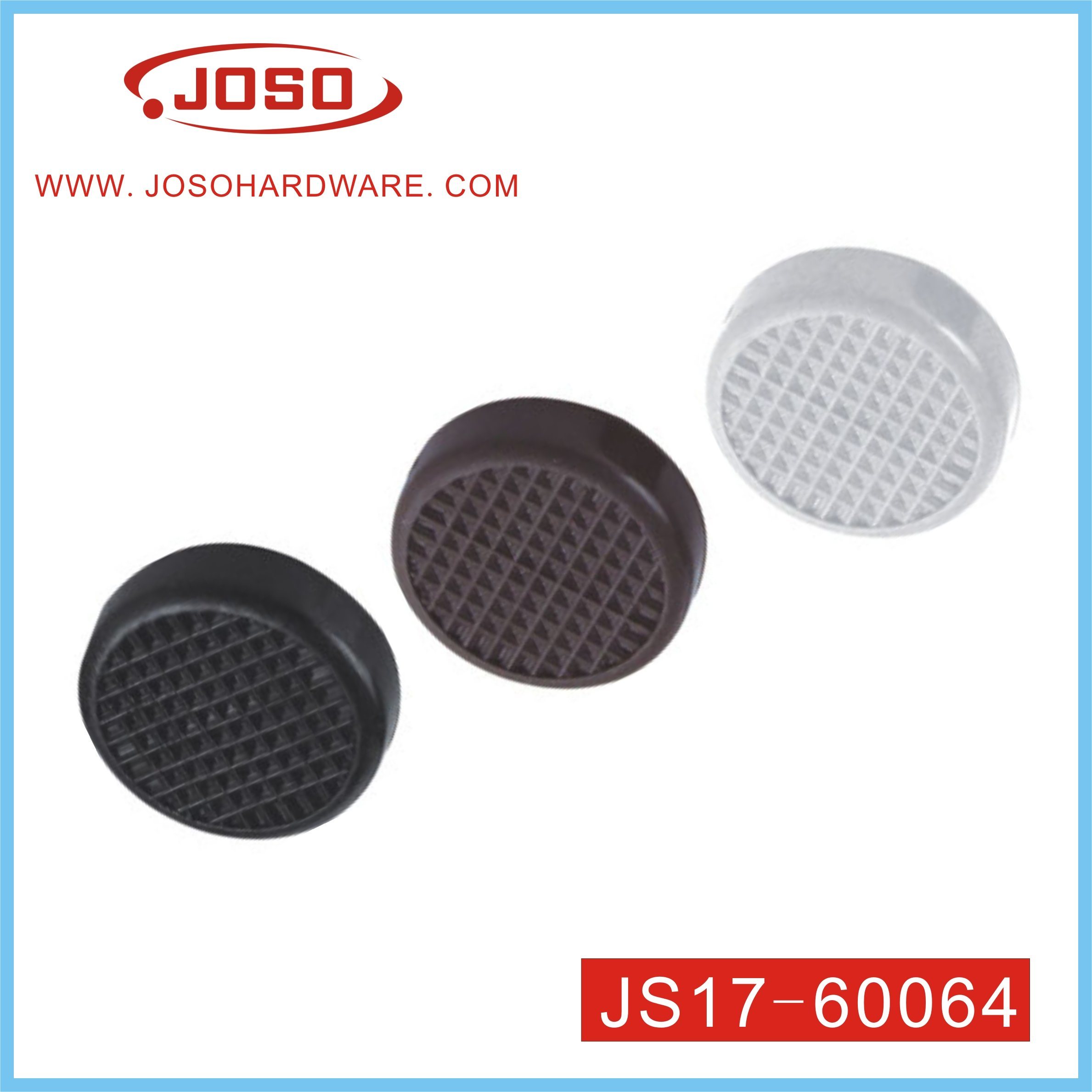 Almohadilla plana de nailon de 6mm de diámetro para patas de sofá antideslizantes