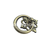 Manija de anillo de aleación de zinc, perilla de pecho de 40mm, manija de cocina, manija de gabinete
