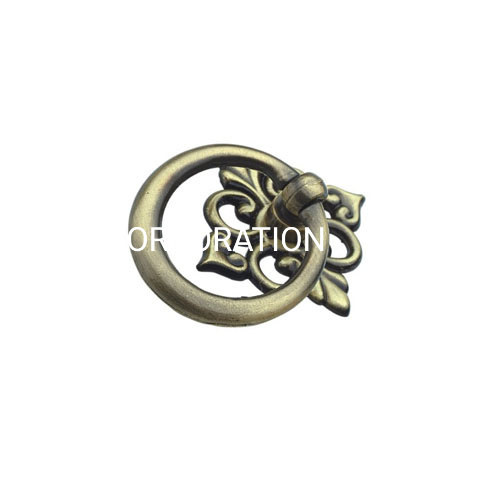 Manija de anillo de aleación de zinc, perilla de pecho de 40mm, manija de cocina, manija de gabinete