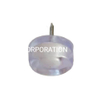 Conector protector de silla deslizante de uñas de mesa transparente de plástico de 18mm de suministro de fábrica
