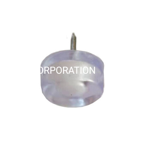 Conector protector de silla deslizante de uñas de mesa transparente de plástico de 18mm de suministro de fábrica