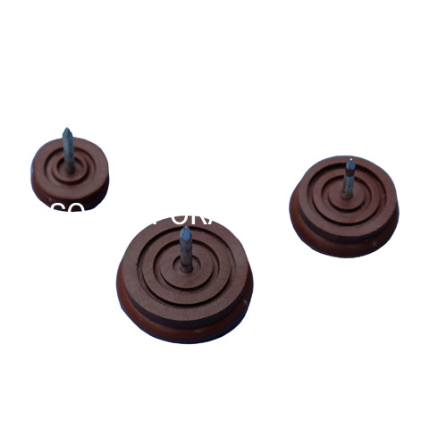 Accesorios calientes de los muebles del protector de la tabla del hardware de los muebles del deslizamiento del clavo de los PP de Brown de la venta