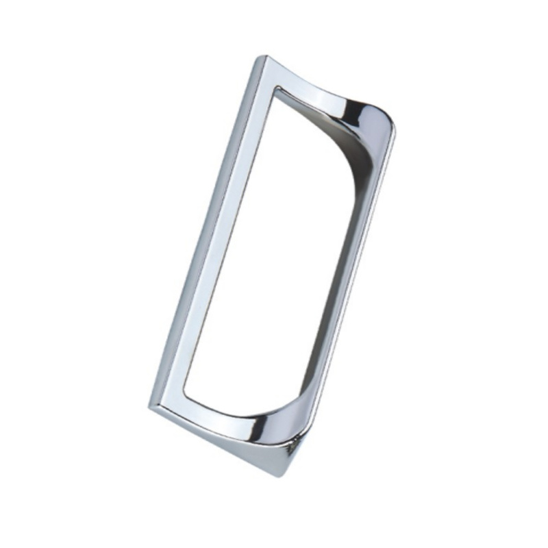 Tirador de muebles cromado brillante de aleación de zinc, 96mm, 128mm, venta superior