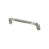 Cepillo de moda de aleación de zinc de 64 mm y manija decorativa negra para muebles de barra