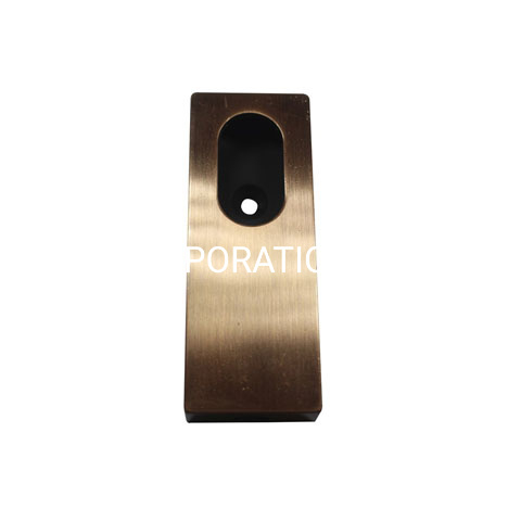 Armario de cobre antiguo de aleación de Zinc, riel colgante para ropa, accesorios para muebles, montaje de guardarropa