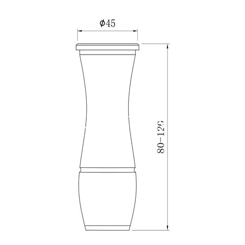 Venta caliente pierna ajustable de aluminio cepillado gabinete pierna cocina pierna muebles pierna