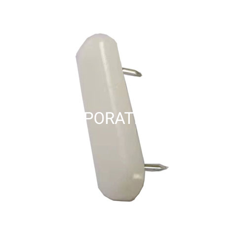 PP con protector de mesa de accesorios para muebles, deslizador de uñas doble blanco de Metal