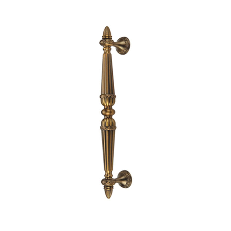 Manija de puerta de aleación de zinc, accesorios para el pecho, 450mm, suministro de fábrica, manija de cocina