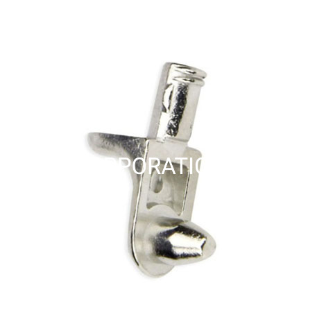 Esquina de 10,5 mm con tornillo, conector de estante de aleación de zinc, soporte para estante de guardarropa